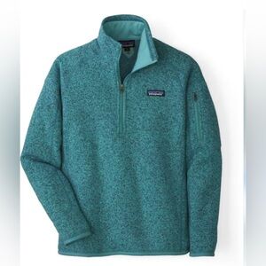 Patagonia Women's Better Sweater® 1/4-Zip Fleece - US Medium - Beryl Green